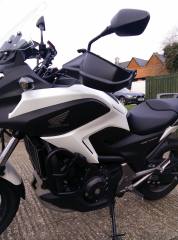 Left hand side with Givi hand guards