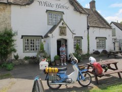 White horse Biddestone